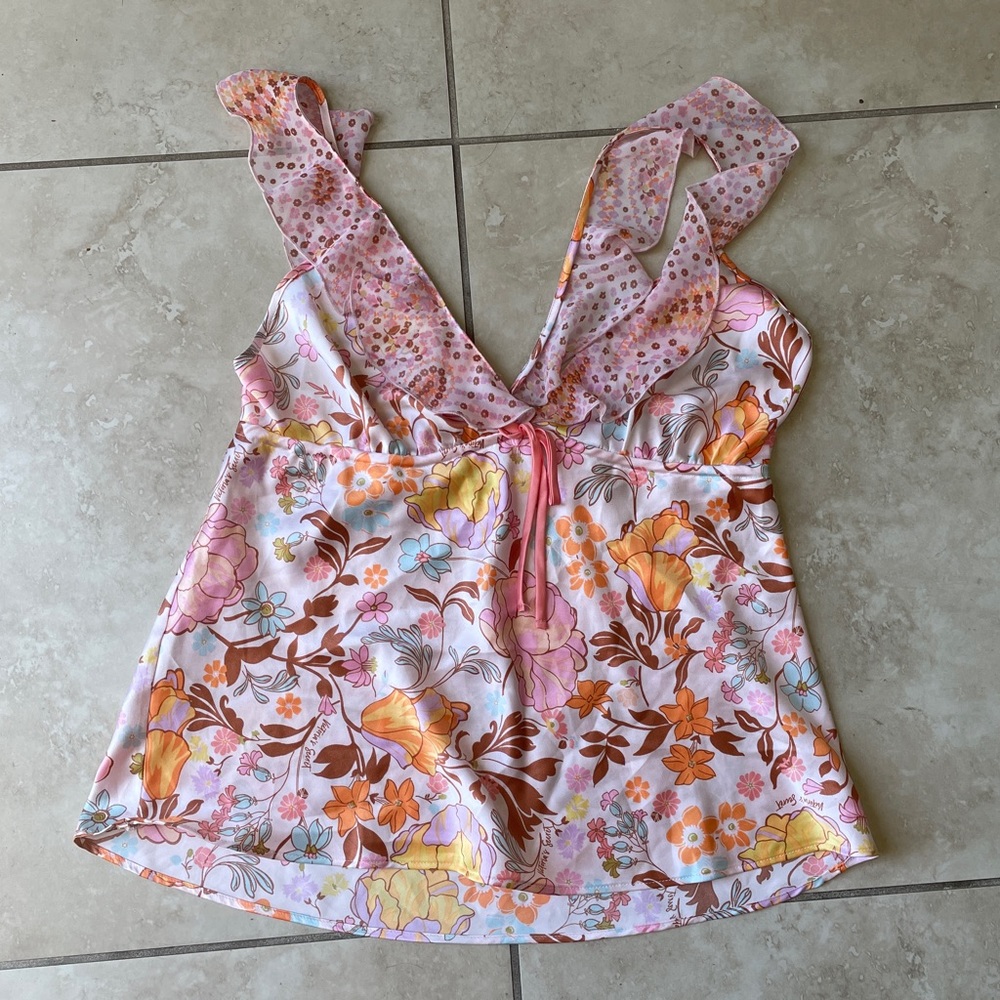 Victoria Secret Pink Poppy slip Top 🏵🌅💗